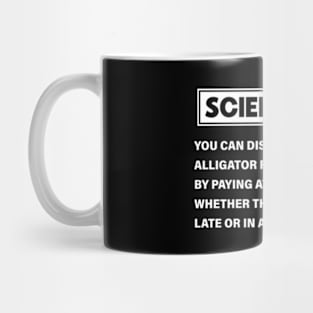 Science Tip Funny Crocodile Alligator Mug